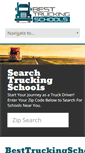 Mobile Screenshot of besttruckingschools.com